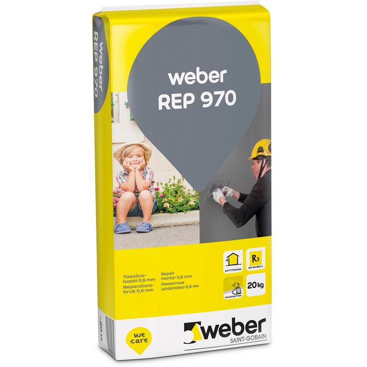 Tasoituslaasti Weber Vetonit REP 970 0,6 mm 20 kg