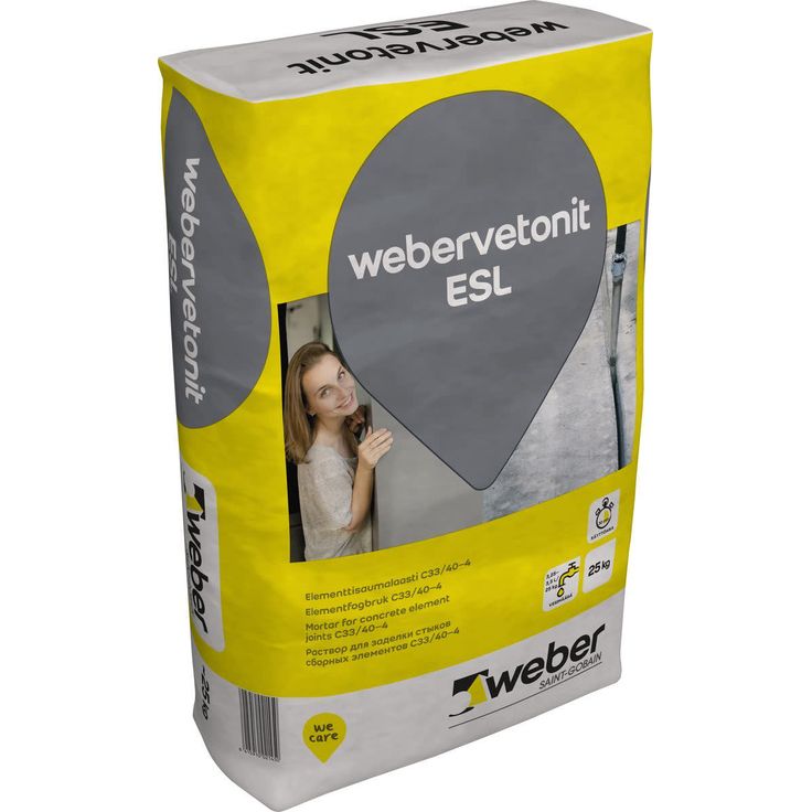 Elementtisaumalaasti Weber Vetonit ESL 25 kg