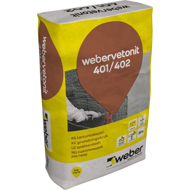 Tartuntalaasti Weber Vetonit 401 25 kg