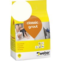 Saumalaasti Weber Classic Grout, 11 White, 3 kg