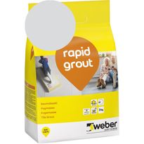 Saumalaasti Weber Rapid Grout, 13 Silver grey, 3 kg