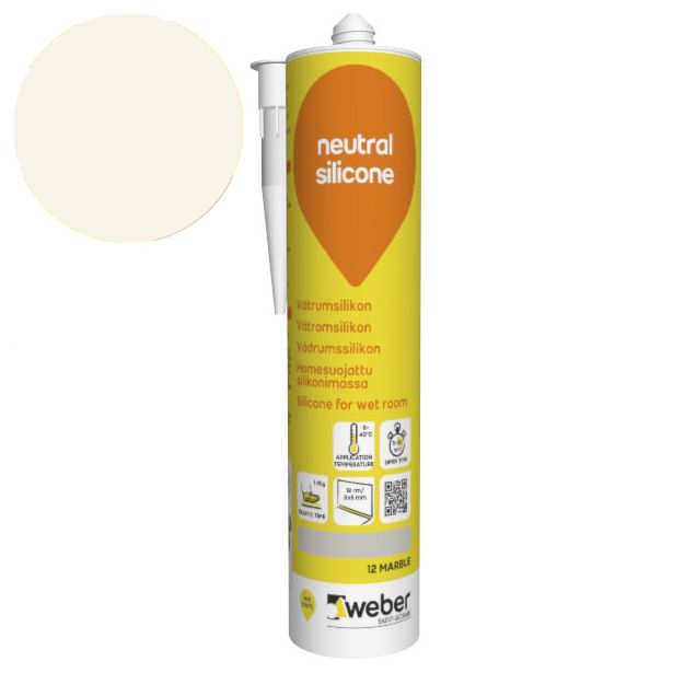 Silikonimassa Weber Neutral Silicone, 12 Marble, 310 ml