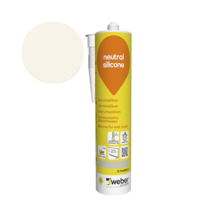 Silikonimassa Weber Neutral Silicone, 12 Marble, 310 ml