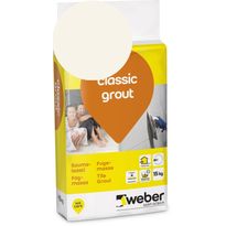 Saumalaasti Weber Classic Grout, 12 Marble, 15 kg