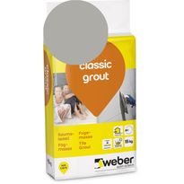 Saumalaasti Weber Classic Grout, 16 Grey, 15 kg