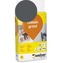 Saumalaasti Weber Classic Grout, 19 Anthracite, 15 kg