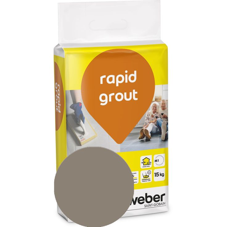 Saumalaasti Weber Rapid Grout, 35 Khaki, 15 kg