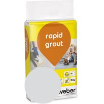 Saumalaasti Weber Rapid Grout, 13 Silver grey, 15 kg
