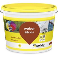Silikonihartsipinnoite Weber Silcopinnoite+ Piirto 2mm, tilausväri, 25kg