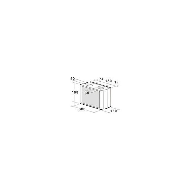 Viisteharkko Kahi300x130x198
