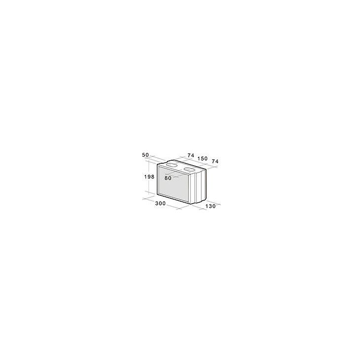 Viisteharkko Kahi300x130x198