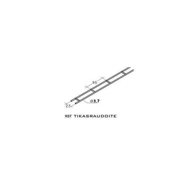 Tikasrauta Leca BI 37R rst 10 kpl