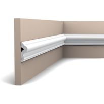 Seinälista Orac PX175, 17x50x2000mm, Duropolymer, valkoinen