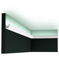Valolista Orac CX189, 27x27x2000mm, Duropolymer, valkoinen