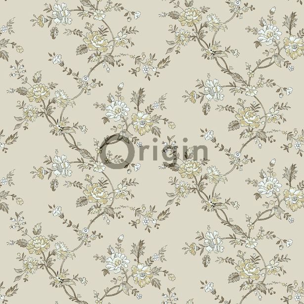 Tapetti Bloomingdale 326130 0,53x10,05 m vaalea harmaanruskea, beige, kullanruskea