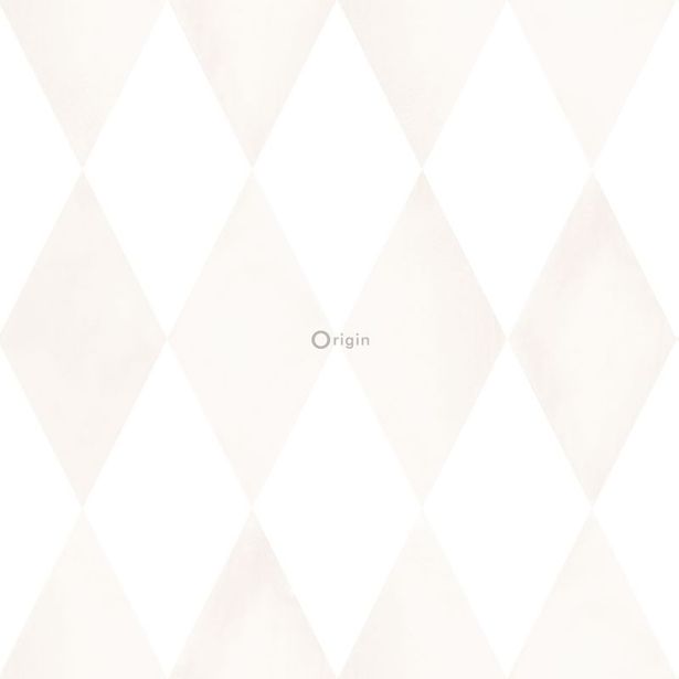 Tapetti Origin Hide & Seek 337216, 0,53x10,05m, valkoinen/beige