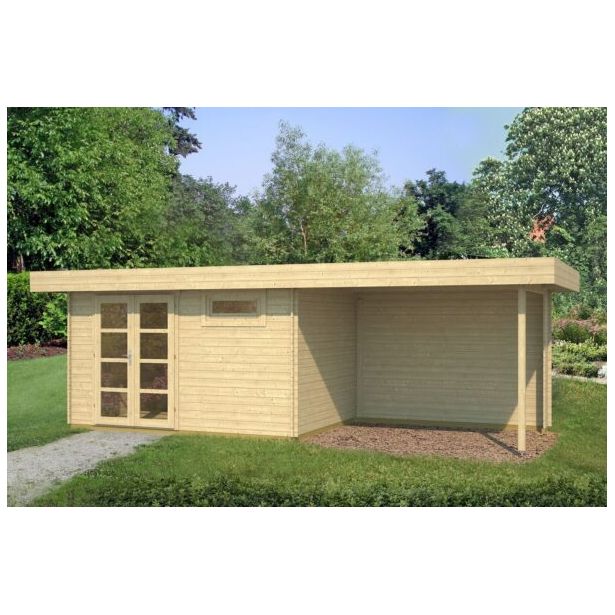 Pihamökki Tene Oriental 3 + katos, 16.8m²