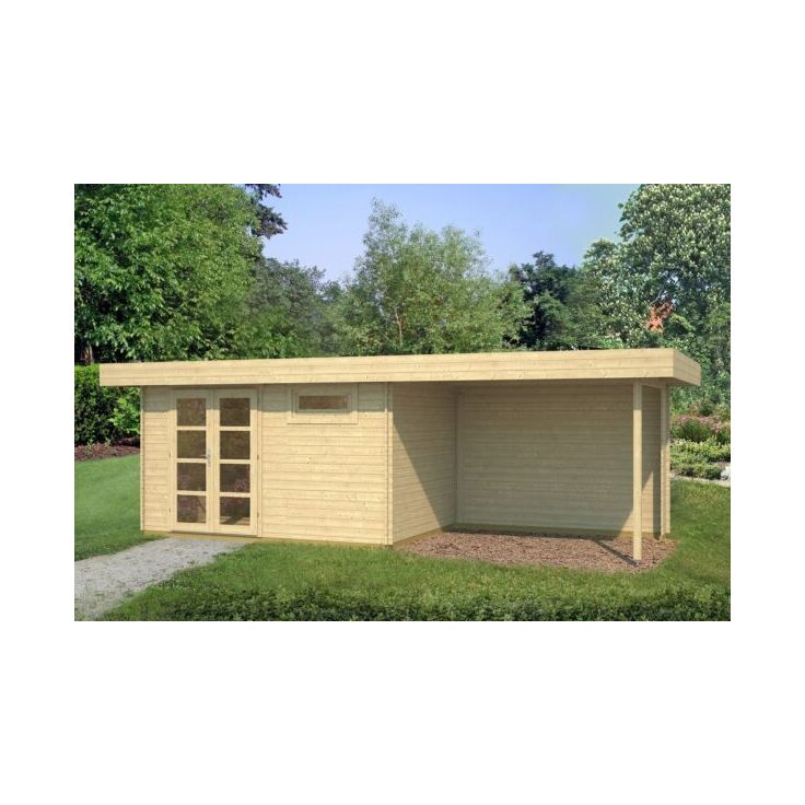 Pihamökki Tene Oriental 3 + katos, 16.8m²