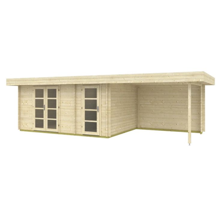 Pihamökki Tene Oriental 4 + katos, 22.5m²