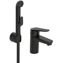 Pesuallashana Oras Vega 1812FG-33, bideesuihkulla, joustavat kytkentäputket, mattamusta, Verkkokaupan poistotuote