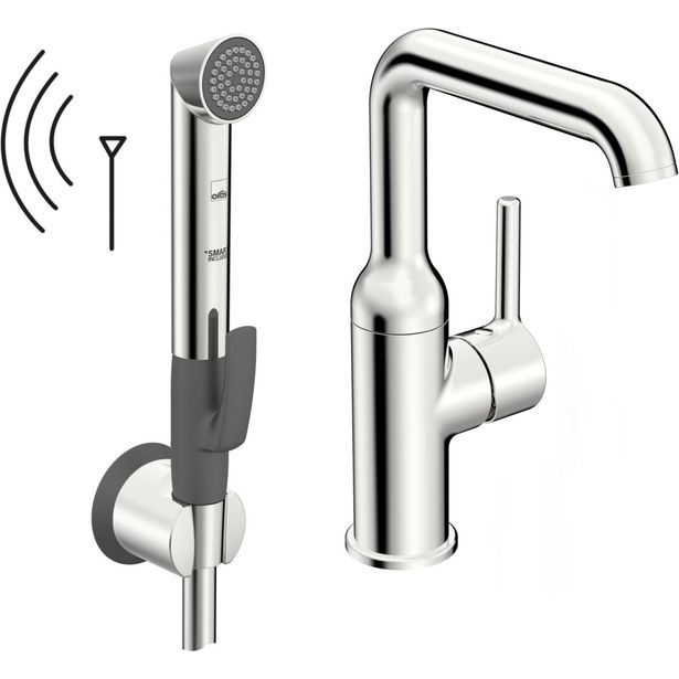 Pesuallashana Oras Optima Style 2615FH Smart Bidetta -käsisuihkulla, 3 V, kromi