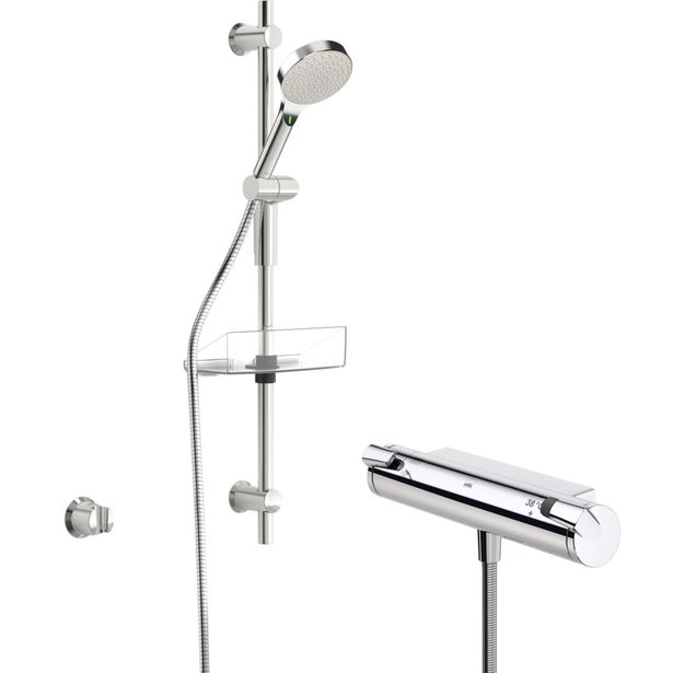 Suihkusetti Oras Optima Digital 7106, termostaatti hanalla, kromi
