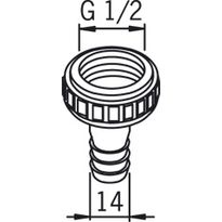 Oras letkuliitin 1/2X14 223011