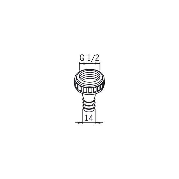 Oras letkuliitin 1/2X14 223011