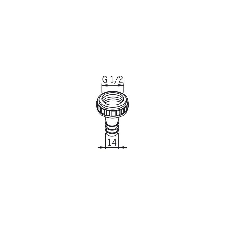 Oras letkuliitin 1/2X14 223011
