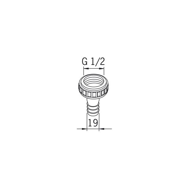 Oras letkuliitin 1/2X19 223012