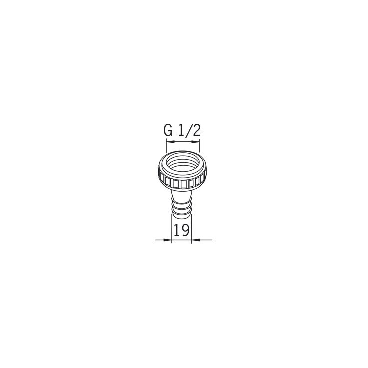 Oras letkuliitin 1/2X19 223012