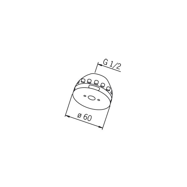 Suihkusiivilä Oras 232002 kromi