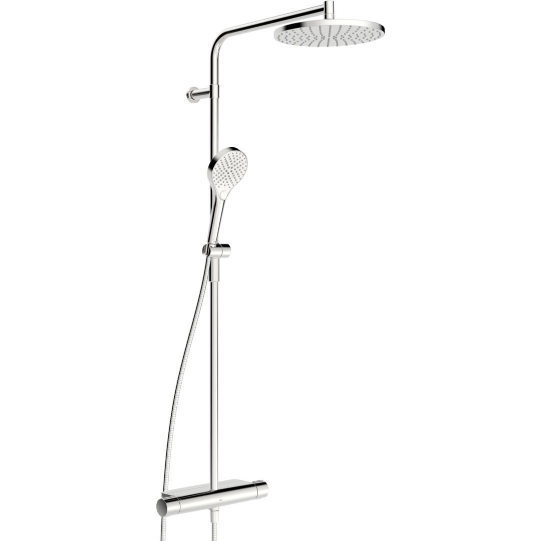 Sadesuihkusetti Oras Optima Style 7192N, termostaattihanalla, vettä säästävä, kromi