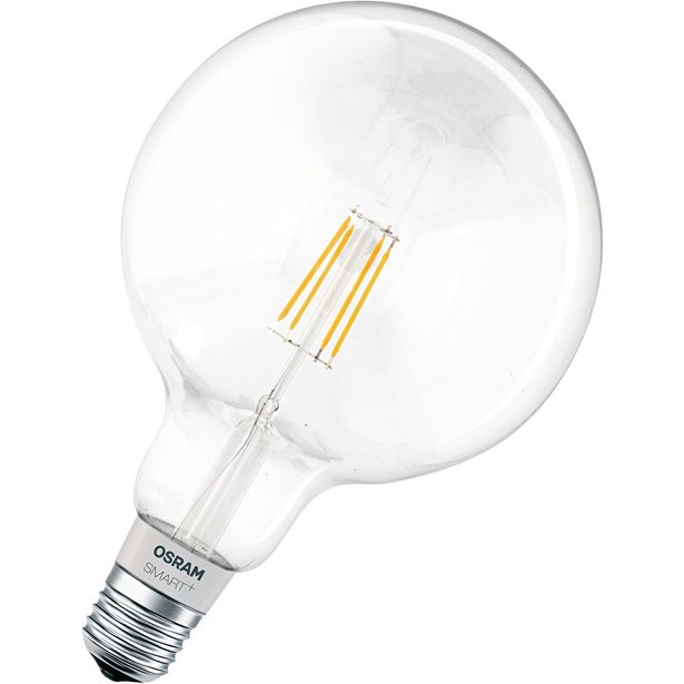 LED-älylamppu Osram Smart+ HomeKit Filament Globe 50 DIM, E27