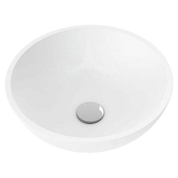 Pesuallas Otsoson Lähde Matta  Ø420mm, valkoinen