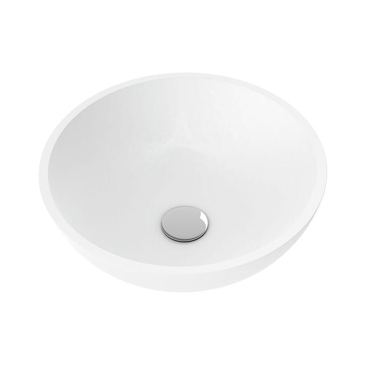 Pesuallas Otsoson Lähde Matta  Ø420mm, valkoinen