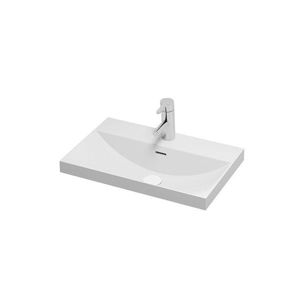 Pesuallas Otsoson AaltoPlus, 600 C, valumarmori, valkoinen