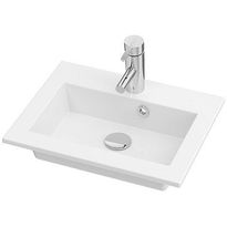 Pesuallas Otsoson Minimeri, valumarmori, valkoinen, allas keskellä, eri kokoja