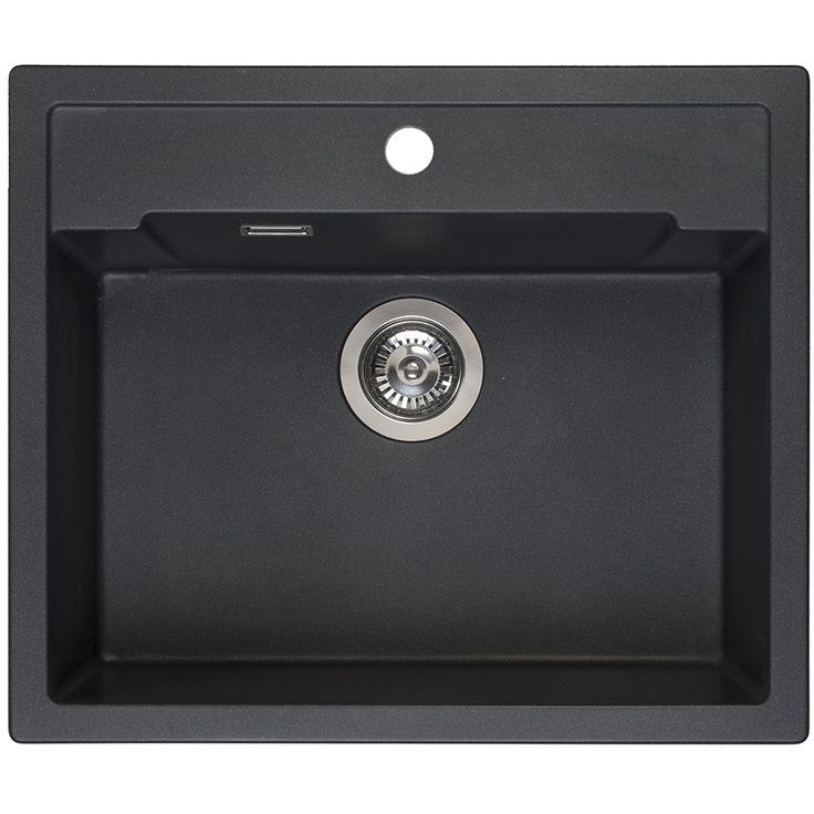Keittiöallas Otsoson Reginox Amsterdam 54, 600x510mm, komposiitti, musta
