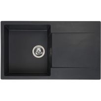 Keittiöallas Otsoson Reginox Amsterdam 10, 860x500mm, komposiitti, musta