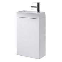 Allaskaappi ja allas Otsoson Young 40, 400x680x225mm, valkoinen, Verkkokaupan poistotuote