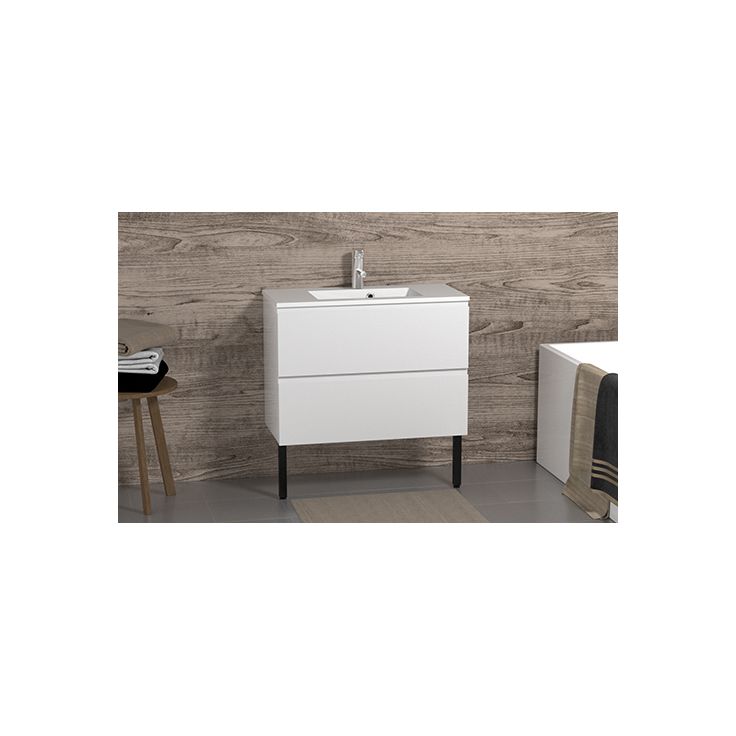 Kylpyhuoneryhmä Otsoson Minimeri 800, 800x390mm, valkoinen, vetimetön