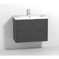 Allaskaappi altaalla Otsoson Aalto Plus Color 800, 803x390mm, musta, Verkkokaupan poistotuote