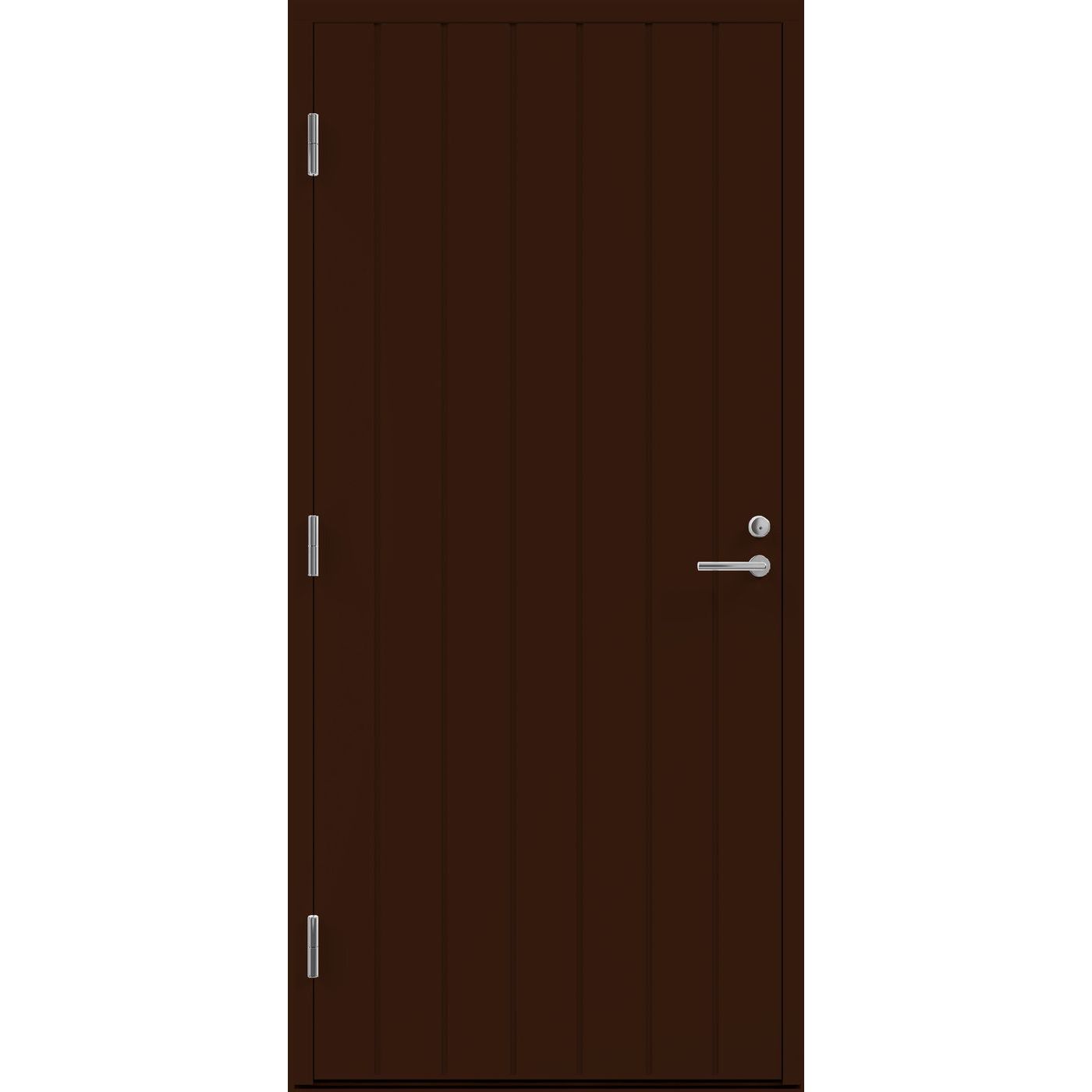 Varaston ovi Oulux VO2, karmi 92mm, RR32 tummanruskea