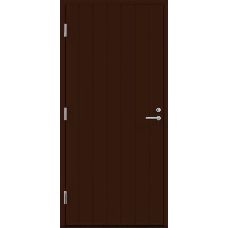 Varaston ovi Oulux VO2 karmi 92 mm RR32 tummanruskea