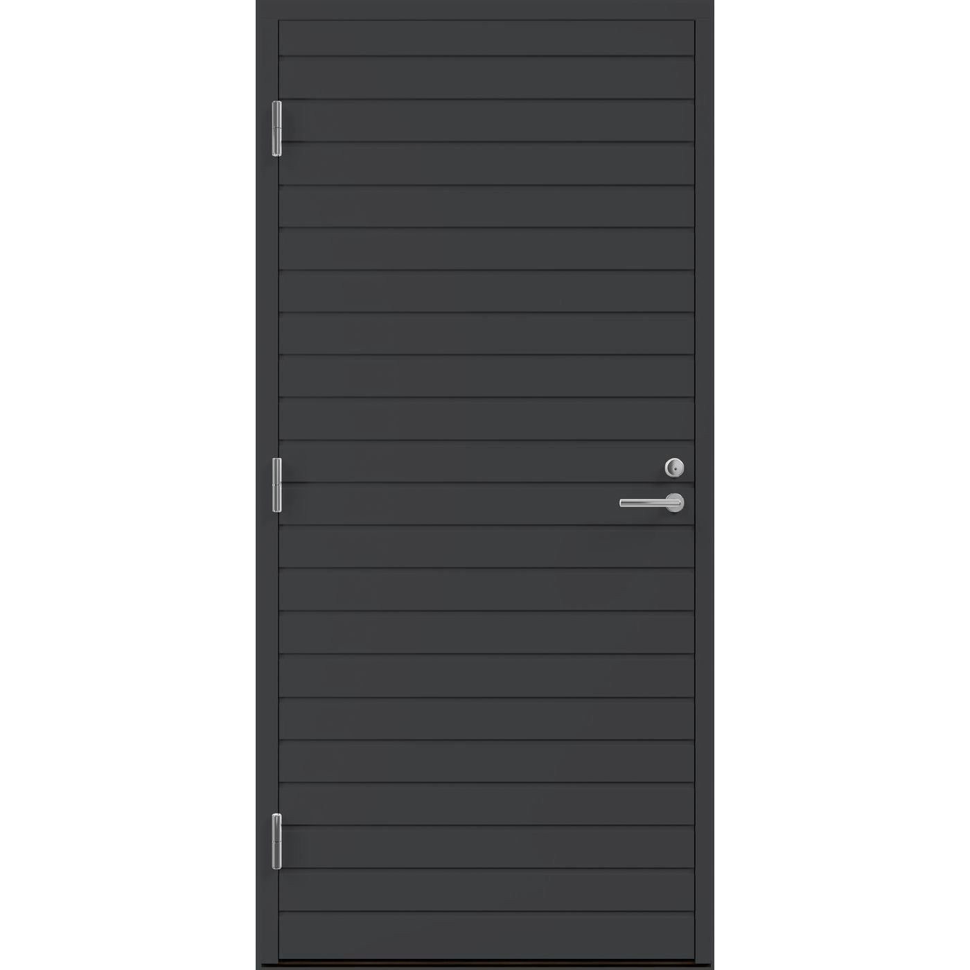 Varaston ovi Oulux VO3, karmi 92mm, RR23 tummanharmaa
