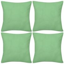 Omenanvihreä tyynynpäällinen puuvilla 4kpl 40 x 40 cm