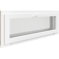 Tuuletusikkuna Oulux Priima MSEA 2+1, puu-alumiini, 9x4, alasaranoitu, karmi 130mm, Verkkokaupan poistotuote
