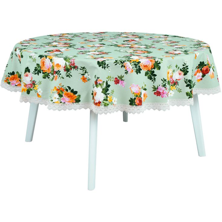 Table mat SUMMER FLOWER D170cm, flowers