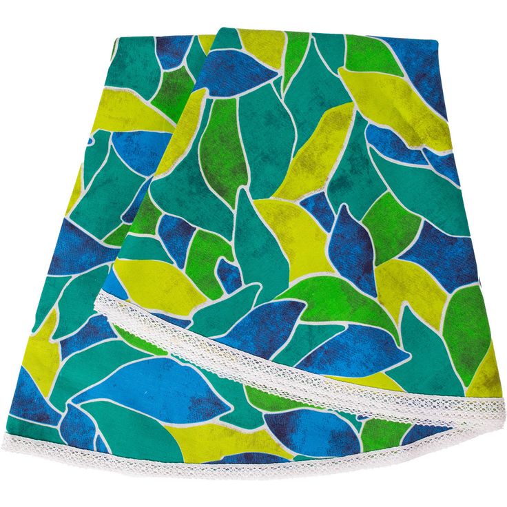 Table mat LONETA NEW D170cm, green leaves
